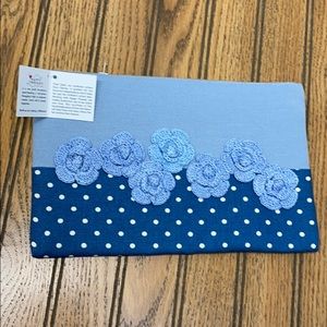 Happy Threads handmade Clutch Zip Top